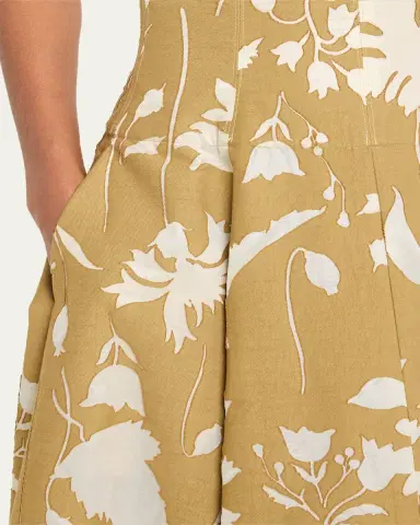 Lela Rose Sheer Floral Jacquard Fit-And-Flare Midi Skirt | Thumbnail 5 Lela Rose Sheer Floral Jacquard Fit-And-Flare Midi Skirt | Thumbnail 5