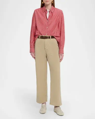 Nili Lotan Yorke Pinstripe Oversized Button Down Shirt | Thumbnail 6 Nili Lotan Yorke Pinstripe Oversized Button Down Shirt | Thumbnail 6