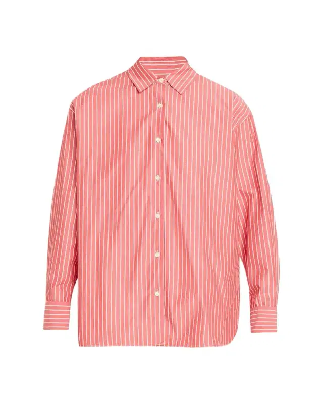 Yorke Pinstripe Oversized Button Down Shirt