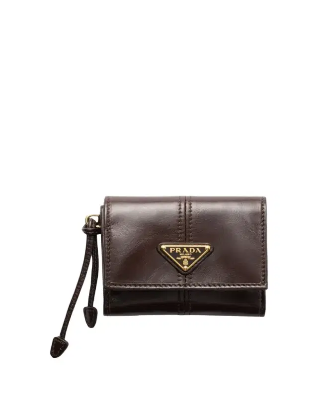 Small Trifold Leather Wallet