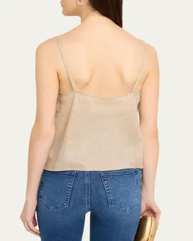 Frame The Linen Button Top | Thumbnail 3