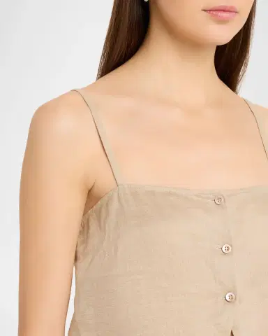 Frame The Linen Button Top | Thumbnail 9