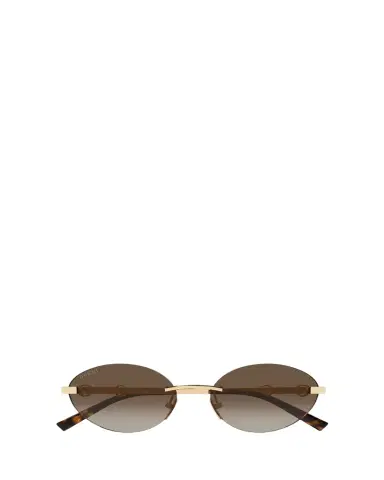 Gucci 58mm Metal & Acetate Oval Sunglasses | Thumbnail 1 Gucci 58mm Metal & Acetate Oval Sunglasses | Thumbnail 1