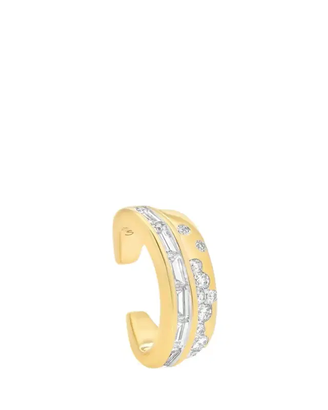 Sara Weinstock Papua Gold & Diamond 2-Row Ear Cuff