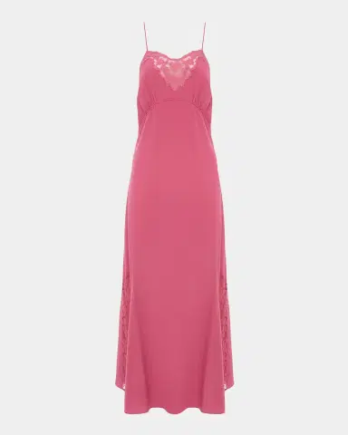 Chloé Lace-Trim Empire Silk Midi Slip Dress | Thumbnail 6 Chloé Lace-Trim Empire Silk Midi Slip Dress | Thumbnail 6