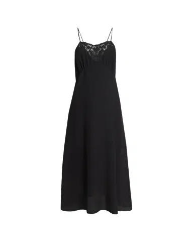 Chloé Lace-Trim Empire Silk Midi Slip Dress | Thumbnail 1 Chloé Lace-Trim Empire Silk Midi Slip Dress | Thumbnail 1