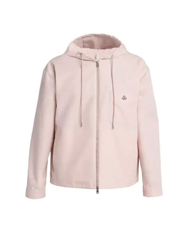 en's Pocket-Logo Poplin Full-Zip Hoodie