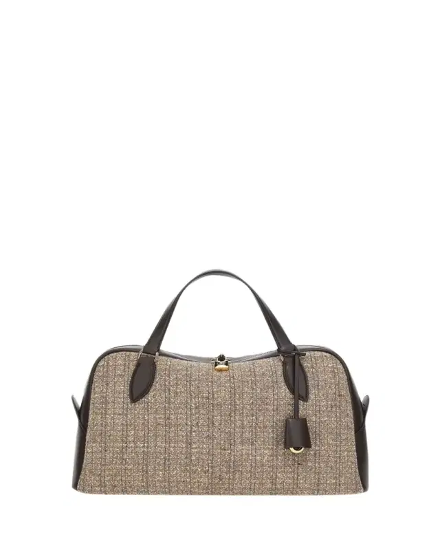 Needle Medium Tweed Top-Handle Bag