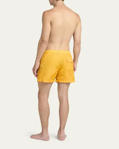 Moncler Men's Nylon Logo Swim Trunks | Thumbnail 3 Moncler Men's Nylon Logo Swim Trunks | Thumbnail 3