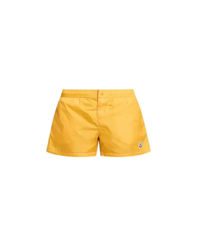 Moncler Men's Nylon Logo Swim Trunks