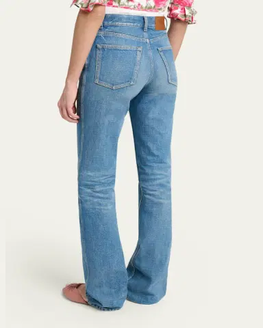 Chloé High-Rise Slim-Leg Denim Trousers | Thumbnail 3 Chloé High-Rise Slim-Leg Denim Trousers | Thumbnail 3