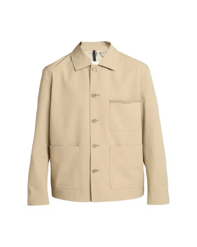 Moncler Men's Nanav Seersucker Shirt Jacket