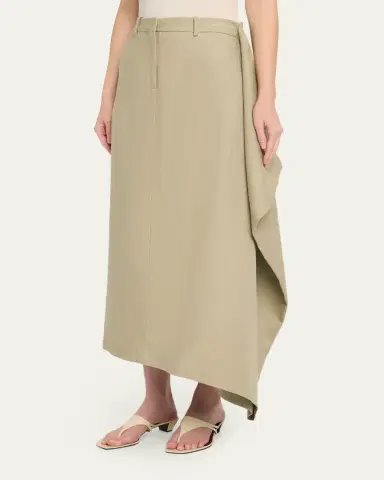 Heirlome Augusta Midi Skirt in Linen | Thumbnail 4 Heirlome Augusta Midi Skirt in Linen | Thumbnail 4