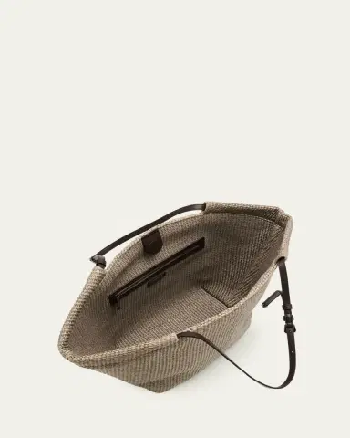 Brunello Cucinelli Large Raffia Tote Bag | Thumbnail 4 Brunello Cucinelli Large Raffia Tote Bag | Thumbnail 4