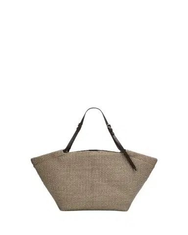 Brunello Cucinelli Large Raffia Tote Bag | Thumbnail 1 Brunello Cucinelli Large Raffia Tote Bag | Thumbnail 1
