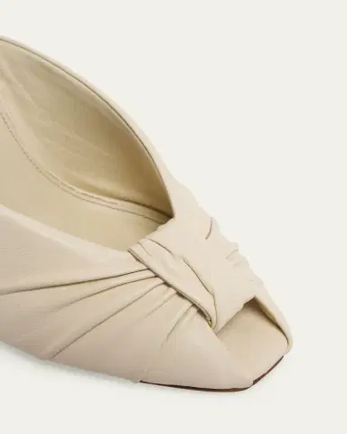 Chloé 95mm Suzie Knotted Leather Mules | Thumbnail 5