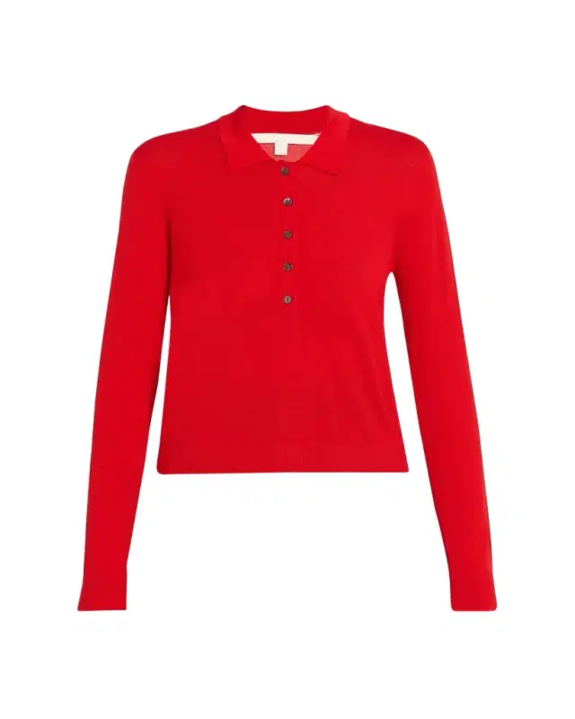 Dea Slim-Fit Wool Knit Polo