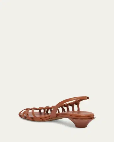 Chloé Estra Asymmetric Knotted Leather Sandals | Thumbnail 4 Chloé Estra Asymmetric Knotted Leather Sandals | Thumbnail 4