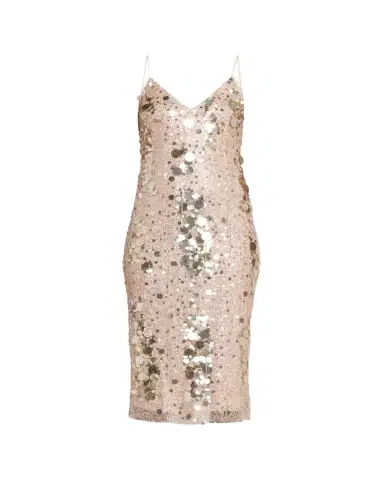 LoveShackFancy Kayleen Sequined Midi Dress | Thumbnail 1 LoveShackFancy Kayleen Sequined Midi Dress | Thumbnail 1