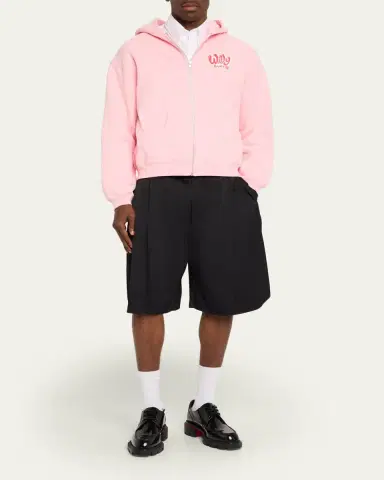 Willy Chavarria Men's Willy Ropita Full-Zip Hoodie | Thumbnail 2