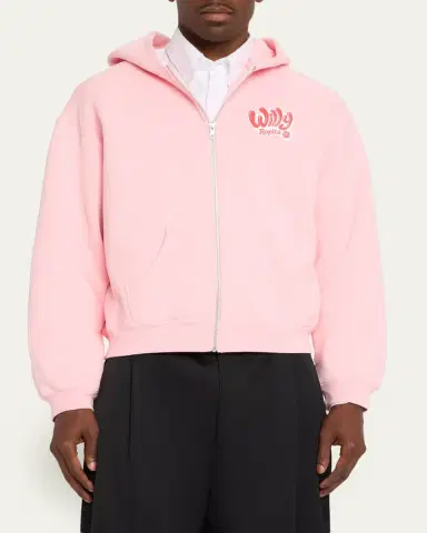 Willy Chavarria Men's Willy Ropita Full-Zip Hoodie | Thumbnail 4