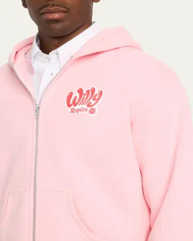 Willy Chavarria Men's Willy Ropita Full-Zip Hoodie | Thumbnail 5