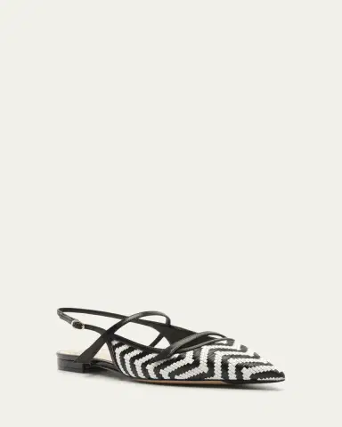 Alexandre Birman Tita Zig-Zag Raffia Slingback Flats | Thumbnail 2 Alexandre Birman Tita Zig-Zag Raffia Slingback Flats | Thumbnail 2