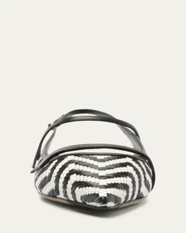 Alexandre Birman Tita Zig-Zag Raffia Slingback Flats | Thumbnail 3 Alexandre Birman Tita Zig-Zag Raffia Slingback Flats | Thumbnail 3