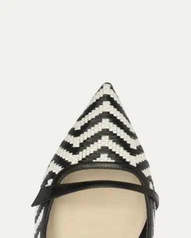 Alexandre Birman Tita Zig-Zag Raffia Slingback Flats | Thumbnail 5 Alexandre Birman Tita Zig-Zag Raffia Slingback Flats | Thumbnail 5