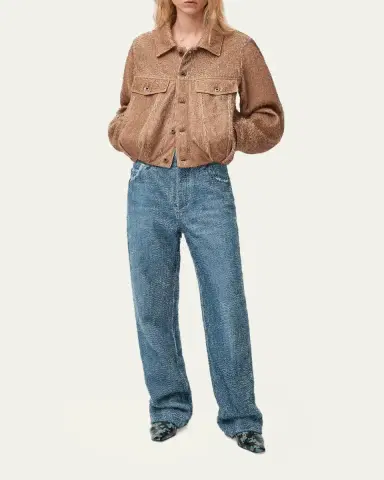 Loewe Fringed Leather Balloon Jacket | Thumbnail 2 Loewe Fringed Leather Balloon Jacket | Thumbnail 2