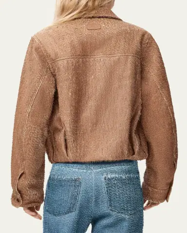 Loewe Fringed Leather Balloon Jacket | Thumbnail 3 Loewe Fringed Leather Balloon Jacket | Thumbnail 3