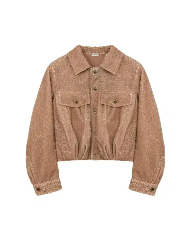 Loewe Fringed Leather Balloon Jacket | Thumbnail 1 Loewe Fringed Leather Balloon Jacket | Thumbnail 1