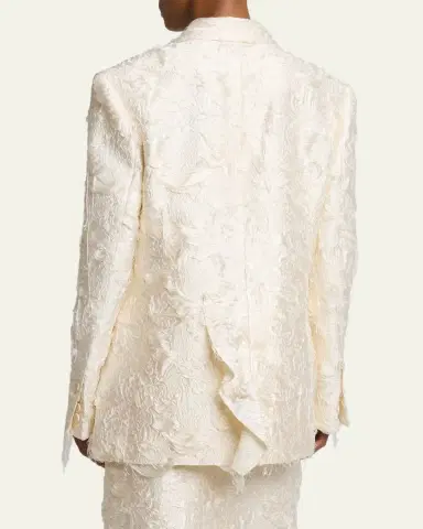 Proenza Schouler Theodora Chrysanthemum Jacquard Jacket | Thumbnail 3