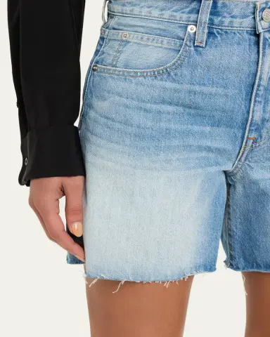 SLVRLAKE Sienna Cut-Off Denim Shorts | Thumbnail 5 SLVRLAKE Sienna Cut-Off Denim Shorts | Thumbnail 5