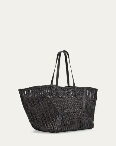 Brunello Cucinelli BC Duo Techno Raffia Tote Bag | Thumbnail 3 Brunello Cucinelli BC Duo Techno Raffia Tote Bag | Thumbnail 3