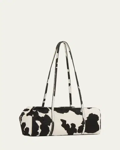 MANSUR GAVRIEL Filo Cow-Print Calf Hair Shoulder Bag | Thumbnail 2 MANSUR GAVRIEL Filo Cow-Print Calf Hair Shoulder Bag | Thumbnail 2