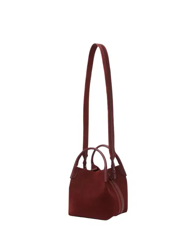 Bale Small Grained Nubuck Top-Handle Bag