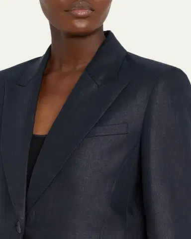 TWP Boy Blazer in Chintzed Linen | Thumbnail 5 TWP Boy Blazer in Chintzed Linen | Thumbnail 5