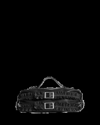 Simone Rocha Biker Frill Belt Leather Shoulder Bag | Thumbnail 2 Simone Rocha Biker Frill Belt Leather Shoulder Bag | Thumbnail 2