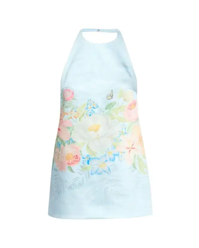 Retrofete Drexley Floral Halter Mini Dress