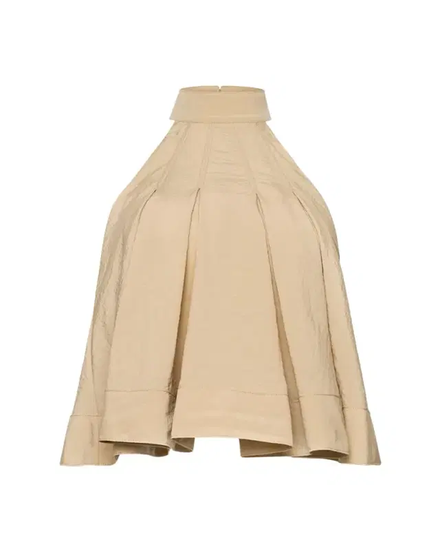 Cinq a Sept Jagger High-Neck Taffeta Blouse