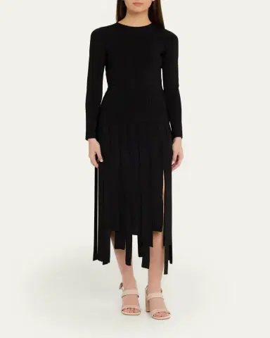 Zimmermann Luna Fringe Midi Skirt | Thumbnail 2
