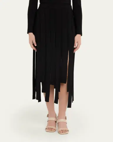Zimmermann Luna Fringe Midi Skirt | Thumbnail 4