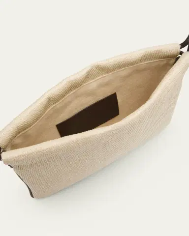 Brunello Cucinelli Raffia Net Pouch Shoulder Bag | Thumbnail 4
