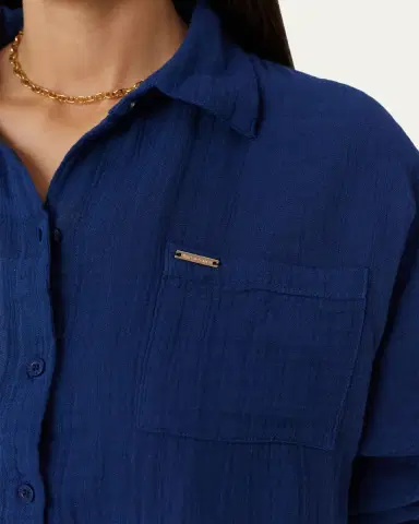 Melissa Odabash Sara Mini Shirtdress Coverup | Thumbnail 4