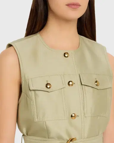 Zimmermann Luna Wool Silk Utility Vest | Thumbnail 11 Zimmermann Luna Wool Silk Utility Vest | Thumbnail 11
