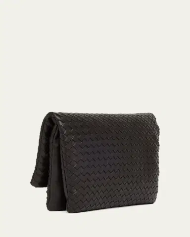 Bottega Veneta Folded Nappa Leather Clutch Bag | Thumbnail 3 Bottega Veneta Folded Nappa Leather Clutch Bag | Thumbnail 3