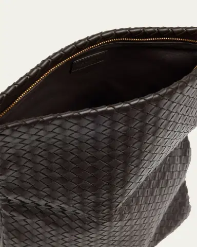 Bottega Veneta Folded Nappa Leather Clutch Bag | Thumbnail 4 Bottega Veneta Folded Nappa Leather Clutch Bag | Thumbnail 4