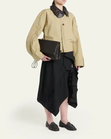 Bottega Veneta Folded Nappa Leather Clutch Bag | Thumbnail 5 Bottega Veneta Folded Nappa Leather Clutch Bag | Thumbnail 5