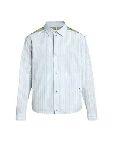 Moncler Men's Mixed-Media Shirt Jacket | Thumbnail 1